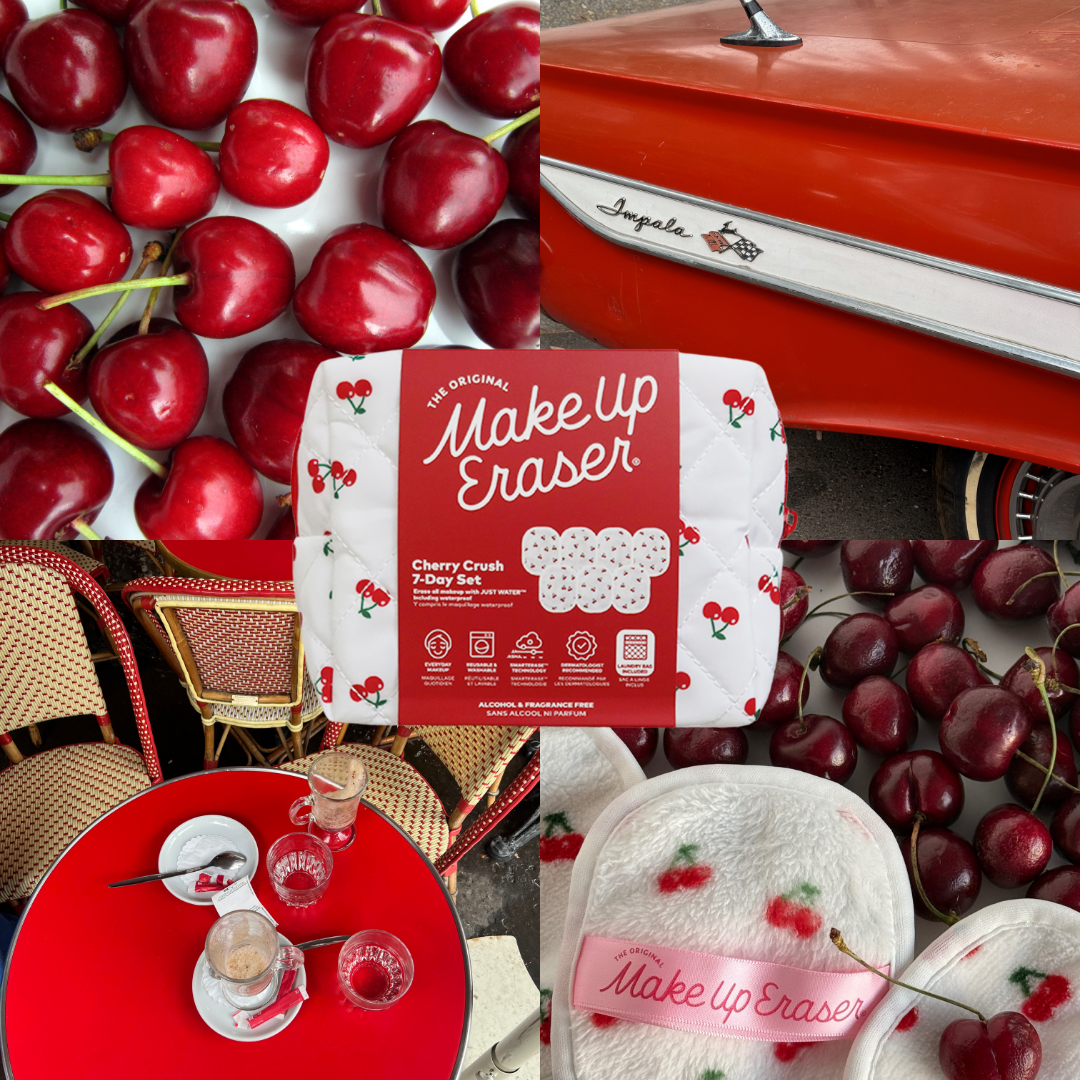 Make Up Eraser - Cherry Crush 7-Day Set & Makeup Bag