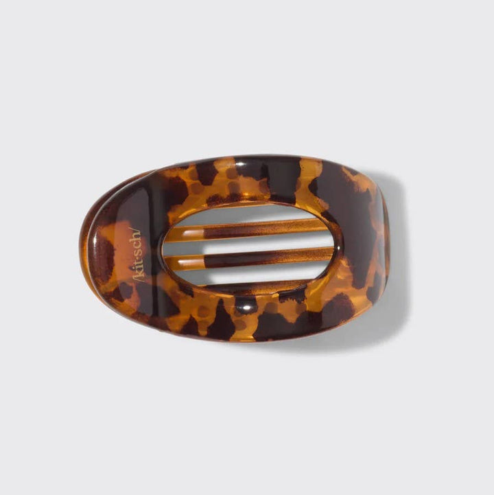 Kitsch - Recycled Plastic Medium Flat Cloud Clip (Tortoise)
