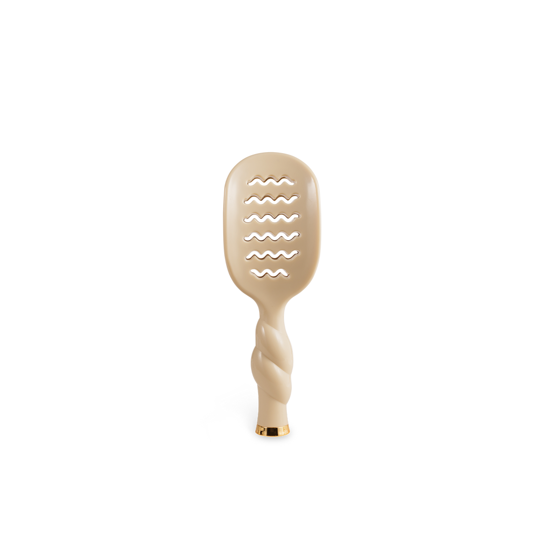 Teleties - Mini Vented Brush | Tan