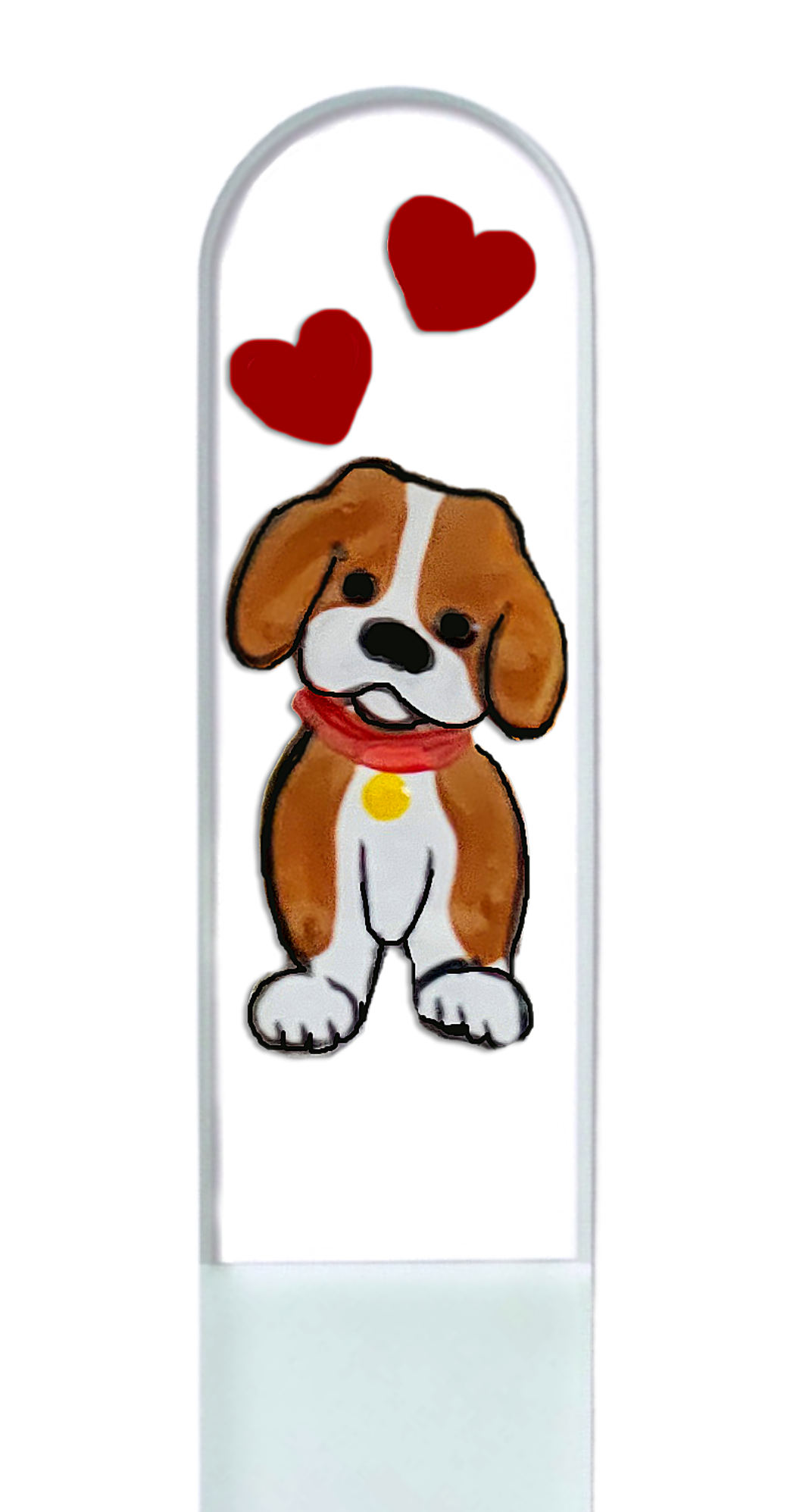 Glass Nail File - Puppy Dog