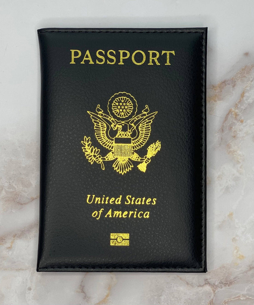 Black Passport Cover
