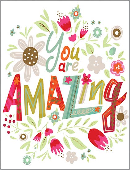 Greeting Card - Thank You "You Amazing"