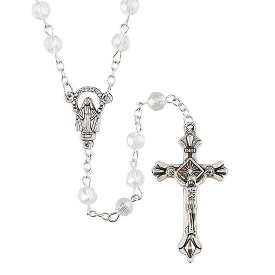 Crystal Glass Bead Rosary