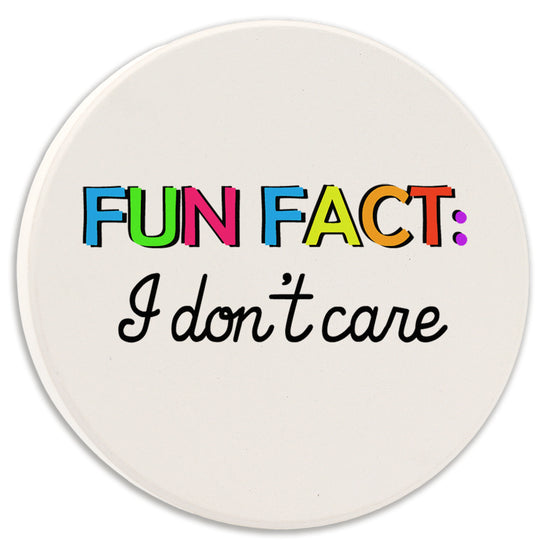 Car Coaster "Fun Fact"