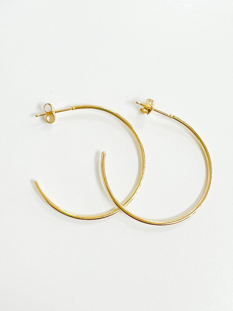 Hannah - Gold Hoop Earrings