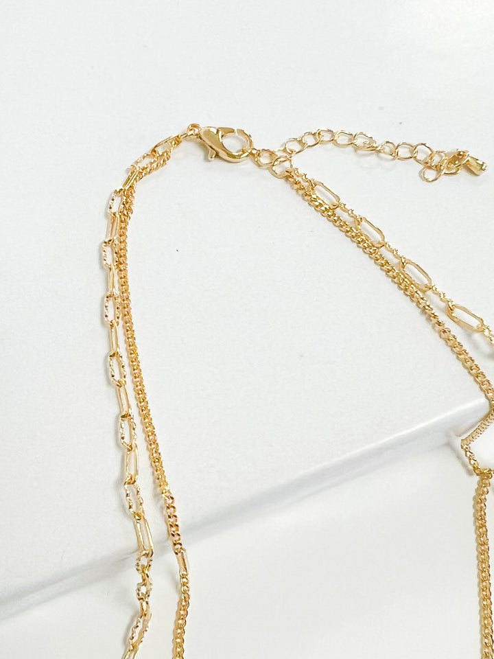 Mindi - Gold Layered Chain Necklace