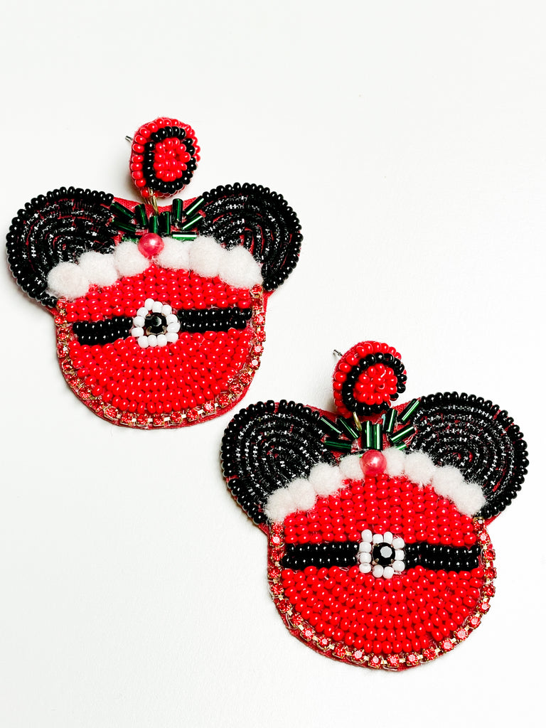 Christmas Earrings - Mickey Ornaments