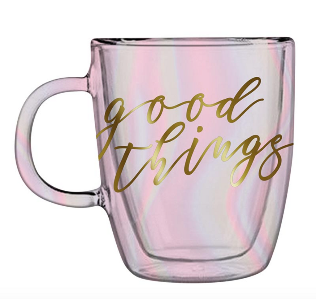 Good Things - Double Wall Glass Mug