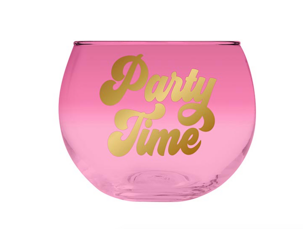 Party Time Stemless Wine Glass