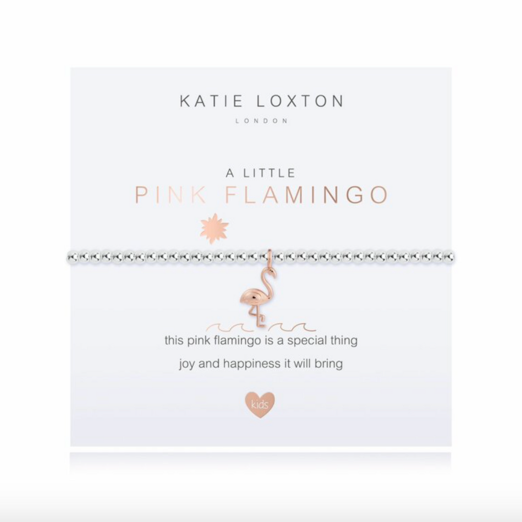 Katie Loxton - Kids' Pink Flamingo Bracelet