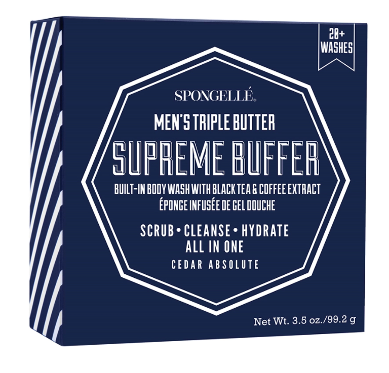 Spongellé - Men's Triple Butter Supreme Buffer Cedar Absolute (3.5 oz)