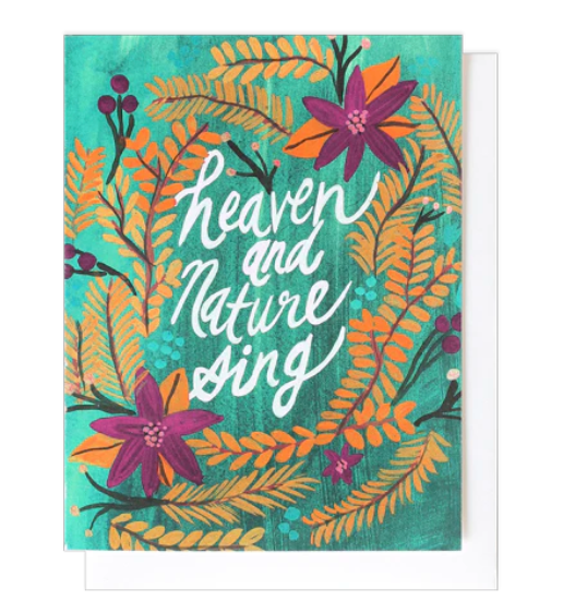 Christmas Card - Heaven and Nature Sing