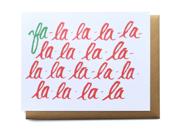 Christmas Card - Fa La La