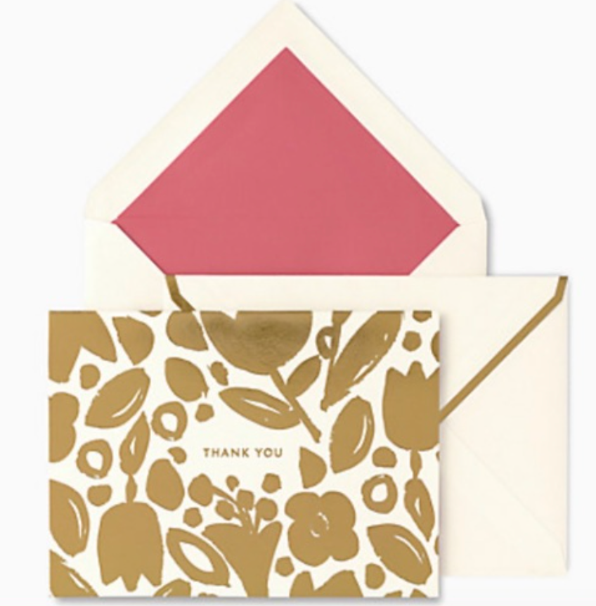 Kate Spade Greeting Card - Thank You Floral