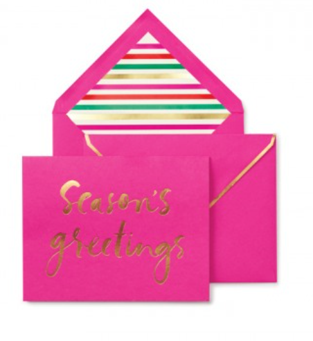 Kate Spade Christmas Card - Season's Greetings