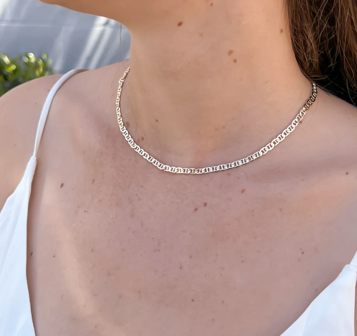 Brooklyn - Gold Mariner 18" Chain