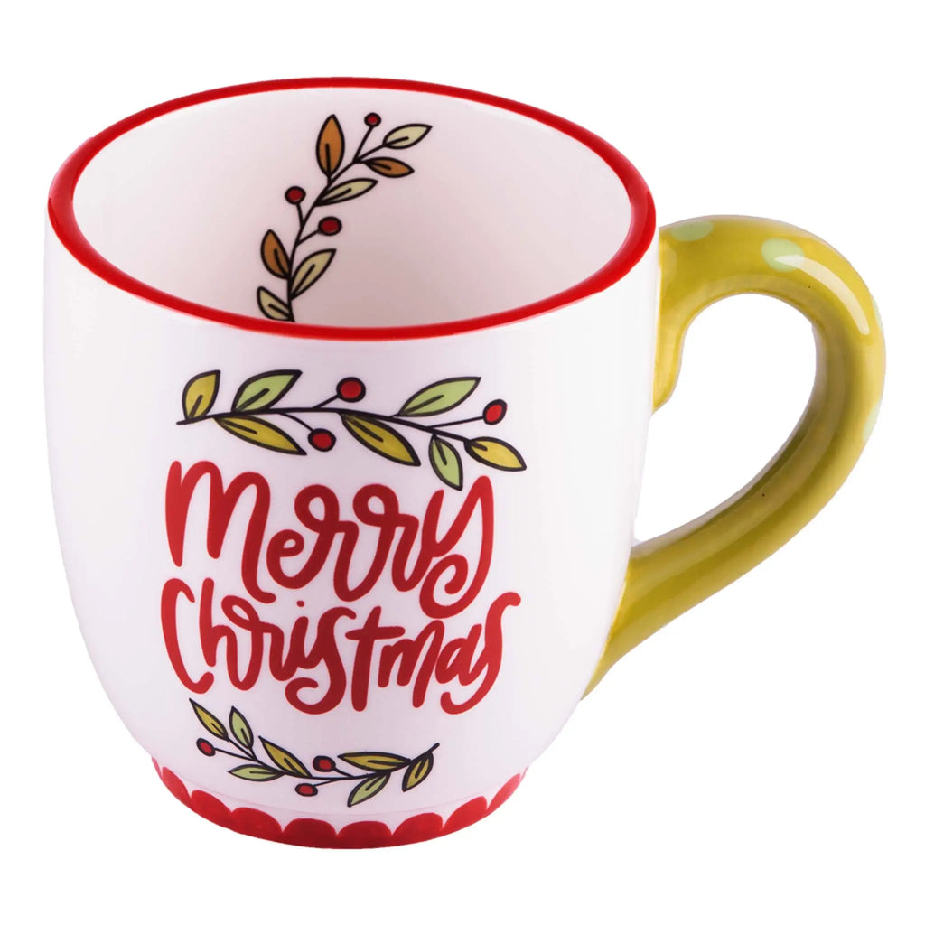 Merry Christmas Holly Mug