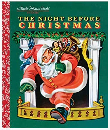 Set of 5 Christmas Books - Favorite Little Golden Books For Christmas