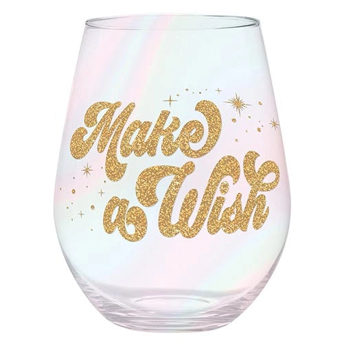 Make A Wish Jumbo Stemless Wine Glass 30oz